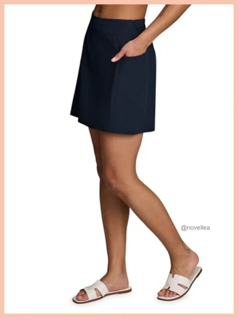 Athletic Skort with Attached Bike Shorts Quick Dry Stretch